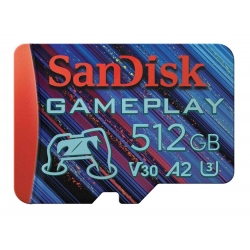 KARTA SANDISK GamePlay microSDXC 512 GB 190/130 MB/s A2 C10 V30 UHS-I U3-2613032